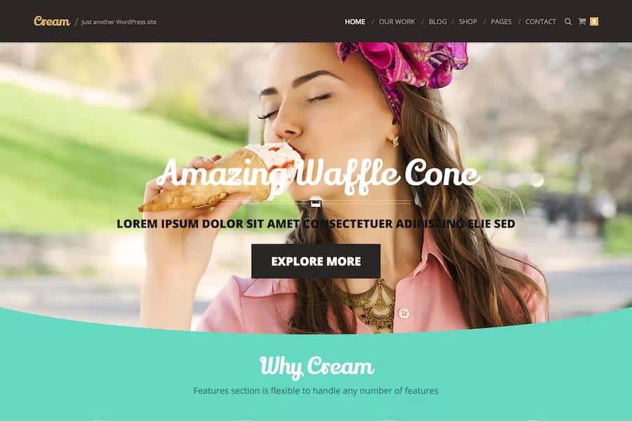 Cream - Desserts and Bakery HTML Template