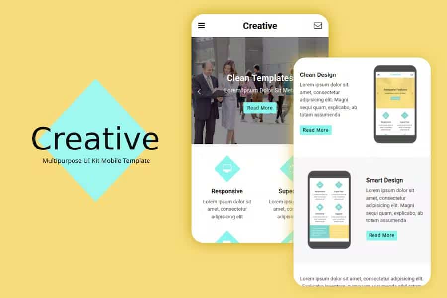 Creative - Multi-Purpose Mobile Template