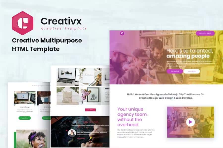 Creativx - Creative Multipurpose HTML Template