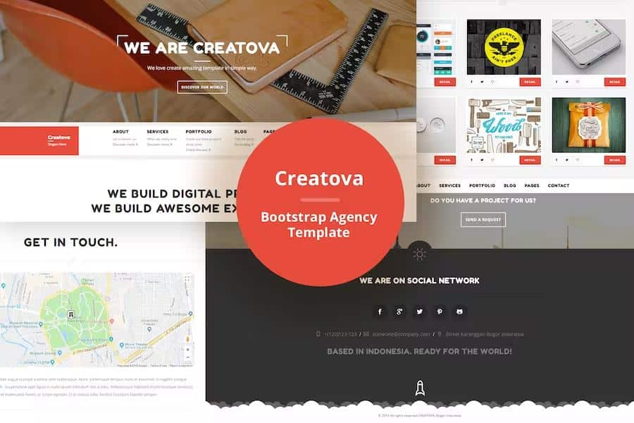 Creatova - Bootstrap Agency Template