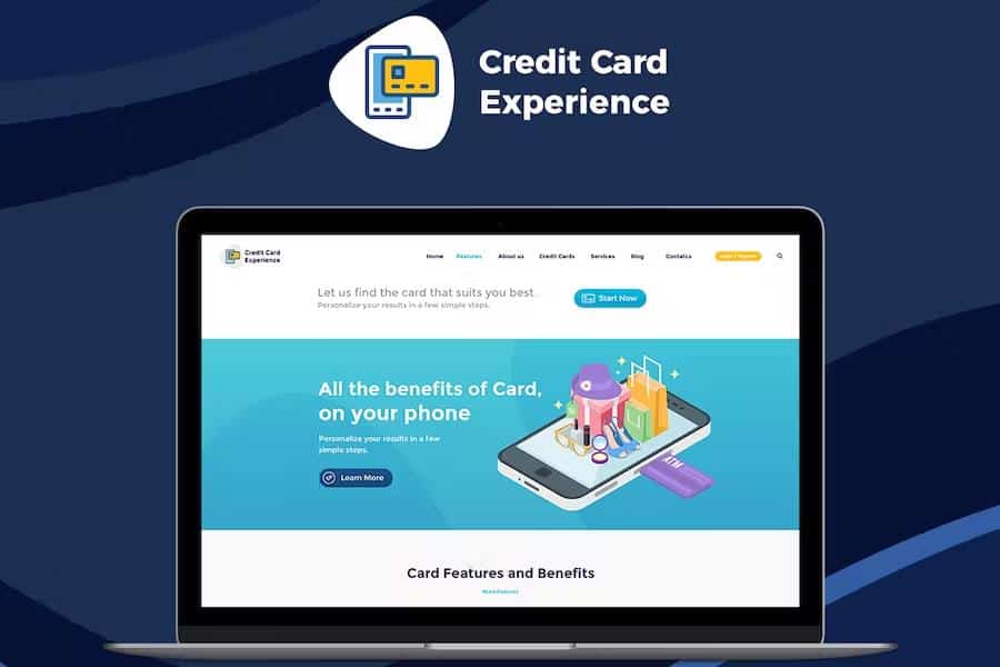 Credit Card Experience - Loan Company and Online Banking WordPress Theme