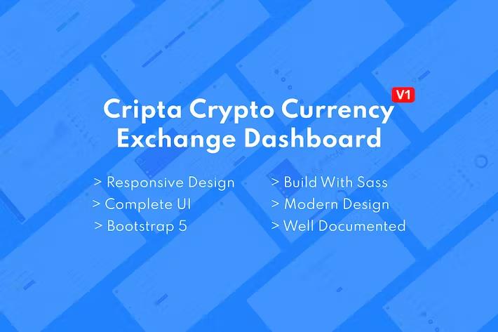 Preview image for Cripta Crypto Currency Exchange Dashboard
