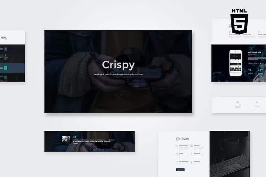 Crispy - One & Multi Page  HTML