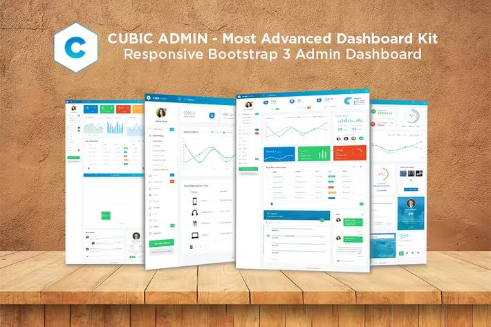 Cubic Admin - Dashboard + UI Kit Framework with Frontend Templates