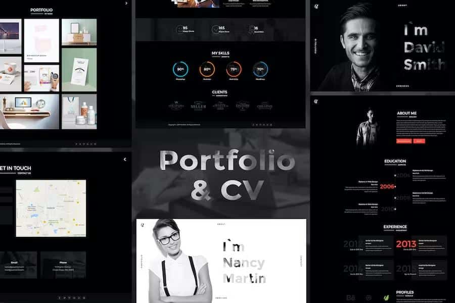 CV Portfolio - Portfolio HTML Template