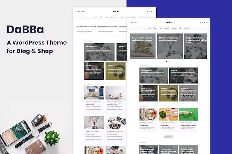 Dabba - A WordPress Theme For Blog & Shop