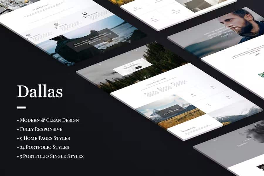 Dallas - Minimal Portfolio Template