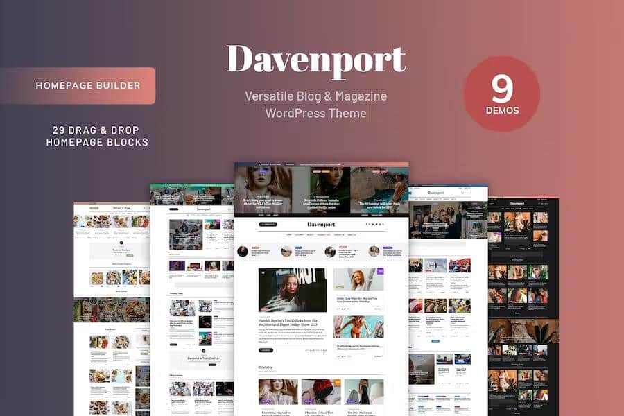 Davenport - Versatile Blog and Magazine WordPress Theme
