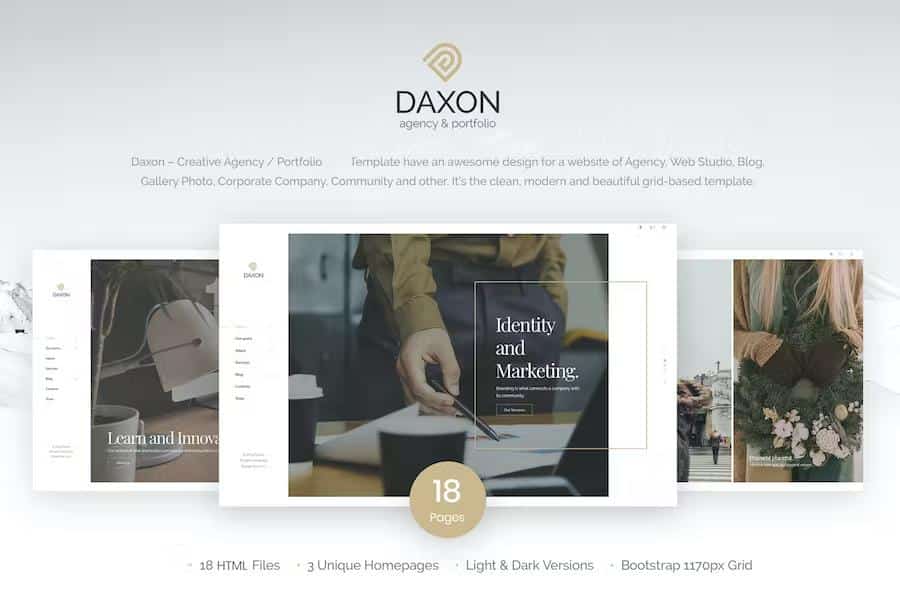 Daxon - Agency & Portfolio HTML5 Template