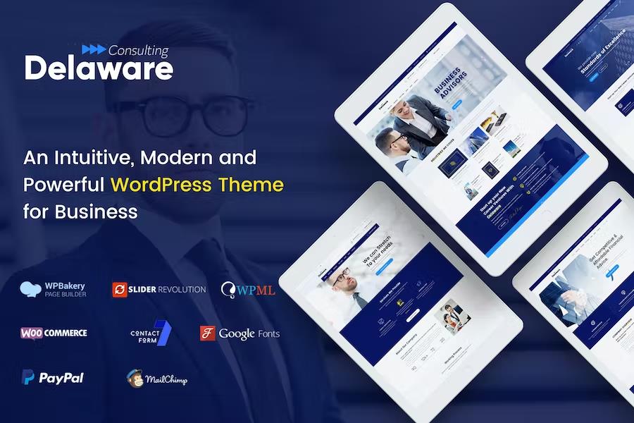 Delaware - Consulting and Finance WordPress Theme
