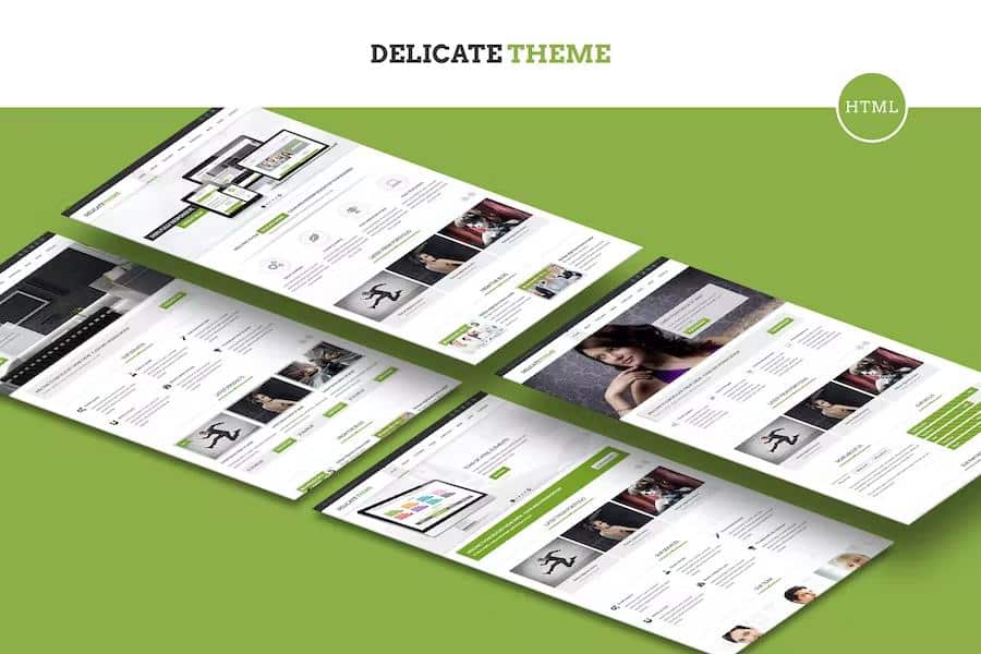 Delicate - Multipurpose Responsive HTML5 Template