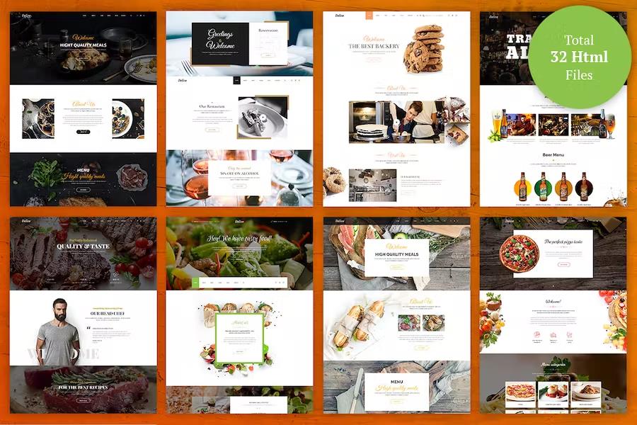 Delice - Power Multi Purpose Food & Restaurant eCommerce HTML Template