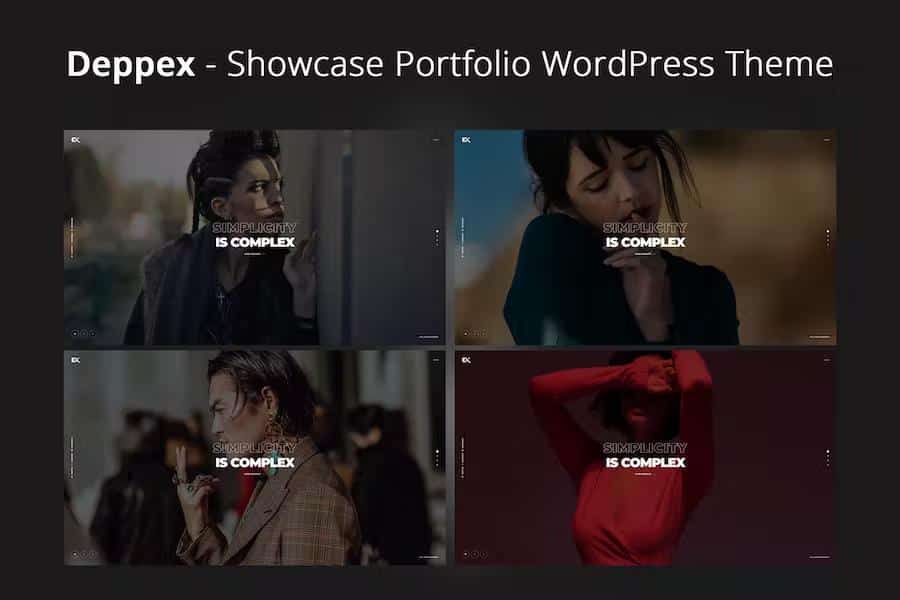 Deppex -  Showcase Portfolio WordPress Theme