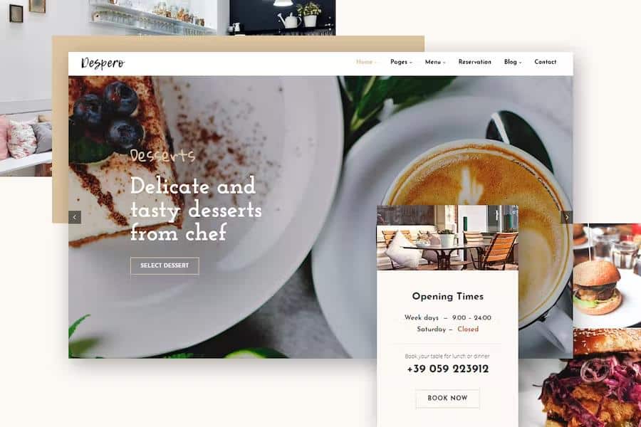 Despero - Cafe & Restaurant WordPress Theme