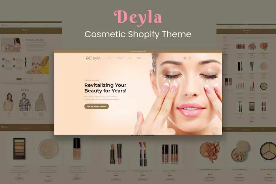 Deyla - Skincare Shopify Store