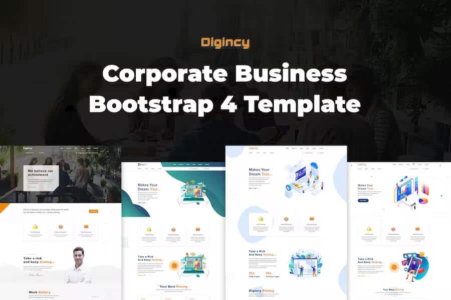 Digincy - Corporate Business Bootstrap 5 Template