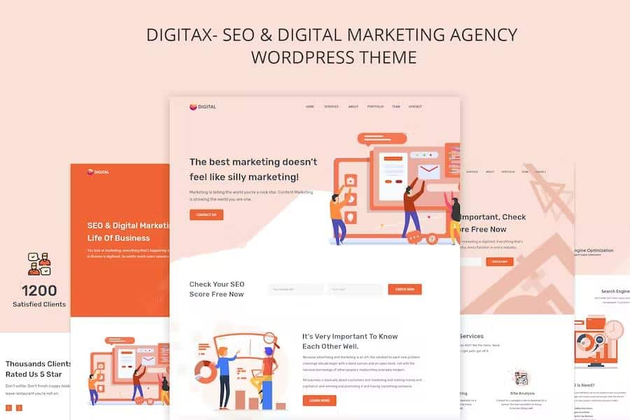 Digitax - SEO & Digital Marketing Agency WordPress Theme