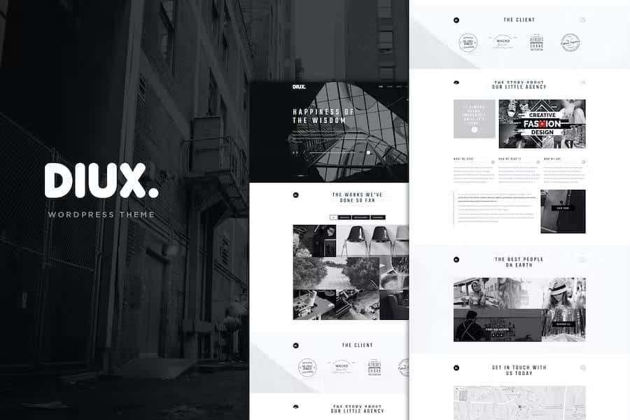 Diux - Responsive One Page Portfolio Theme