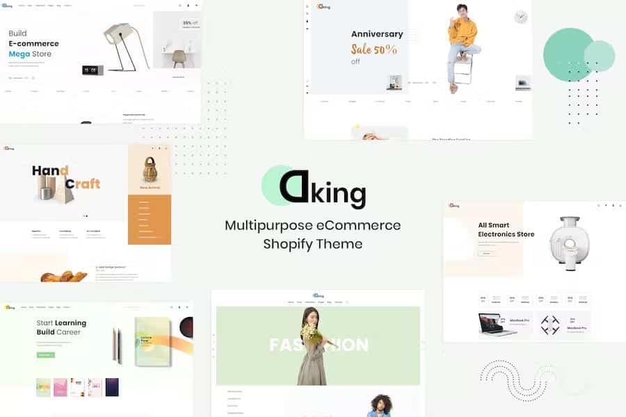 Preview image for Dking - Multipurpose eCommerce Shopify Theme