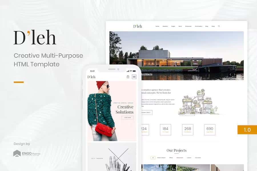 D'leh - Creative Multi-Purpose HTML Template
