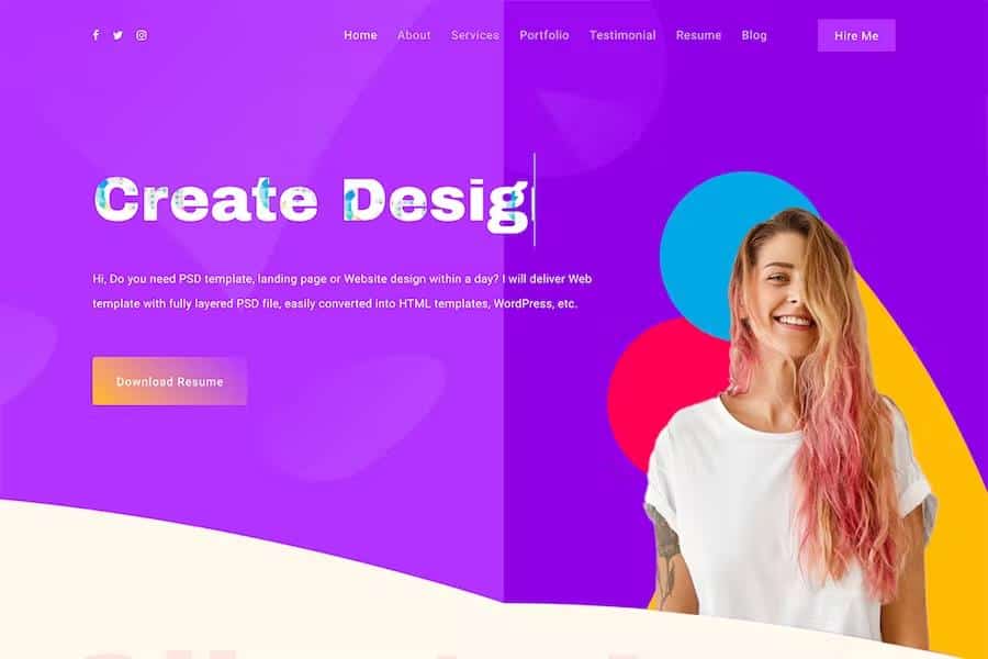 Dolio - Personal Portfolio Template