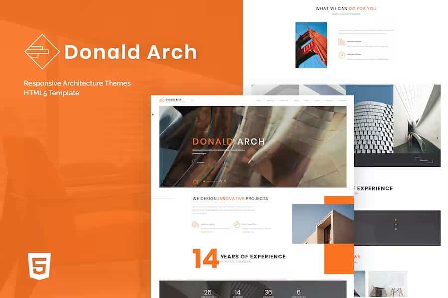 Donald Arch - Creative Architecture WordPress Theme