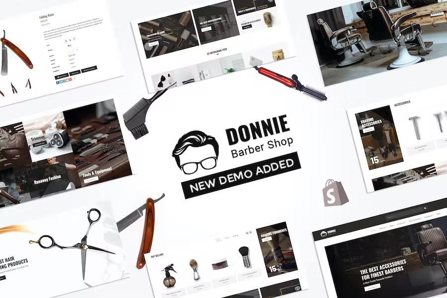 Donnie - Barber Shop Shopify Theme