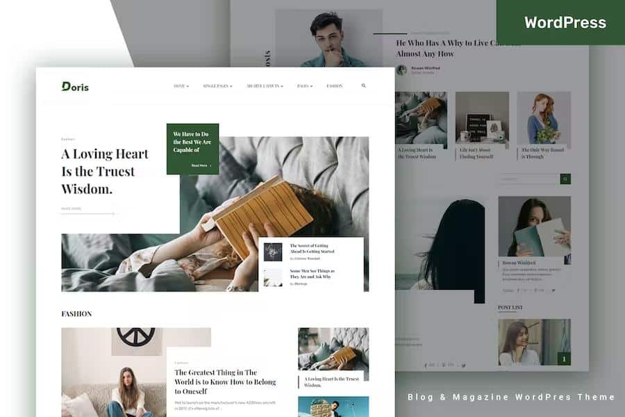Doris - Creative WordPress Blog and Magazine Theme
