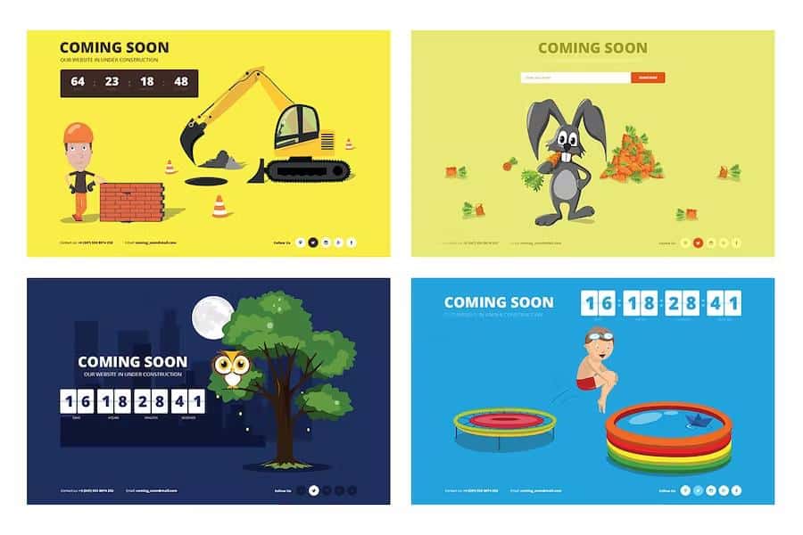 Drawer - Responsive Animated Coming Soon Template