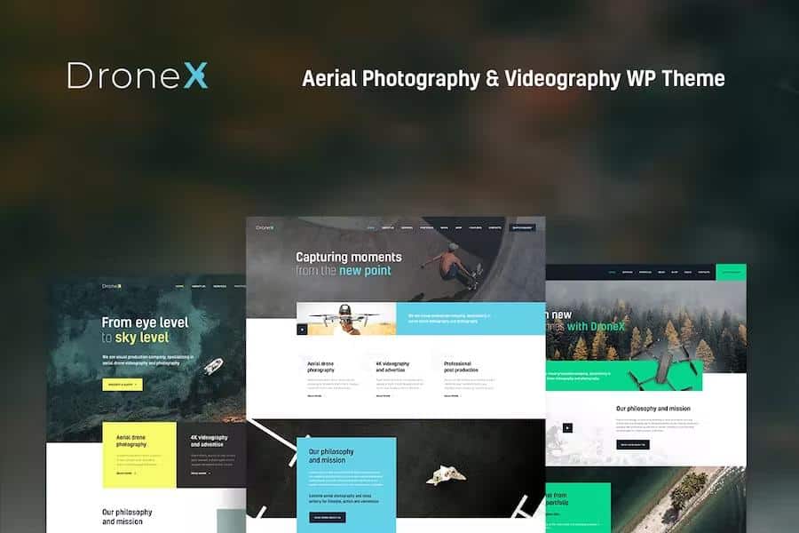 DroneX - Aerial Photography & Videography WordPress Theme