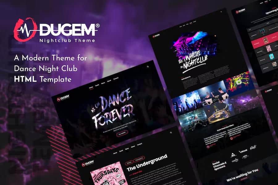 Dugem - Dance Night Club HTML Template