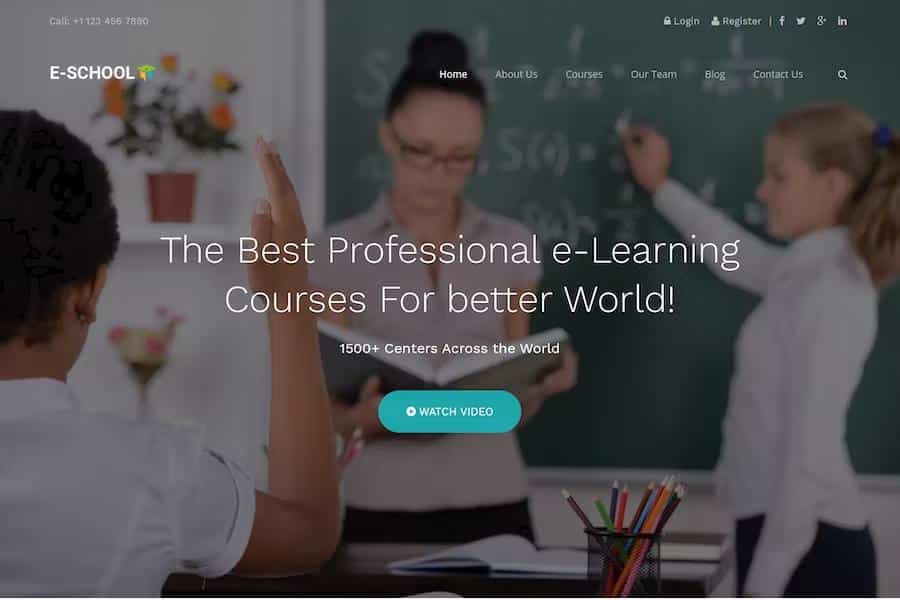 E-School - Professional Learning and Courses HTML5 Template