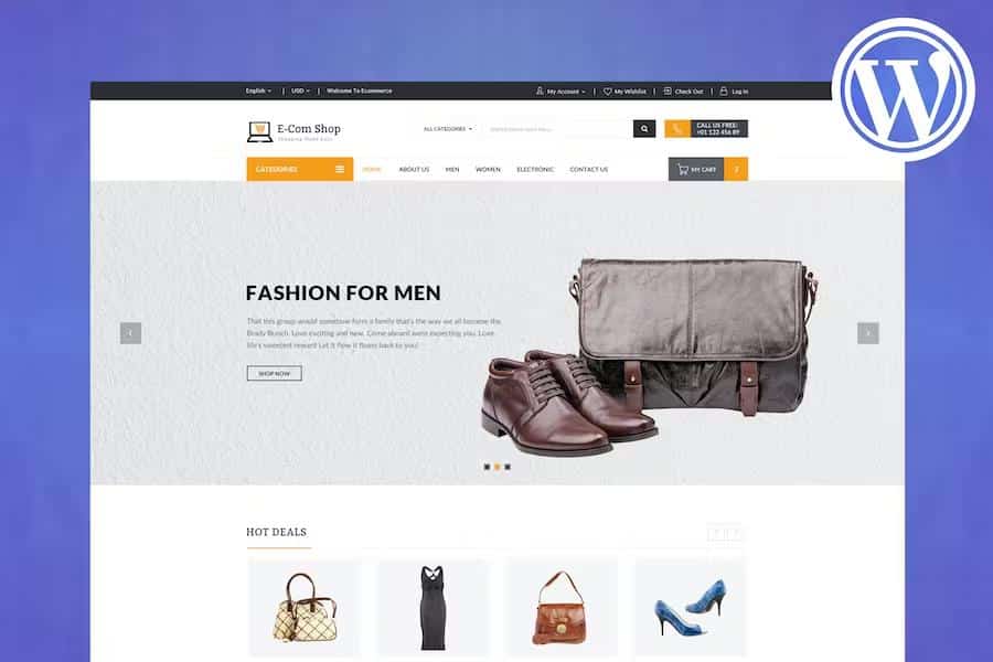 eCom - Responsive WooCommerce WordPress Theme