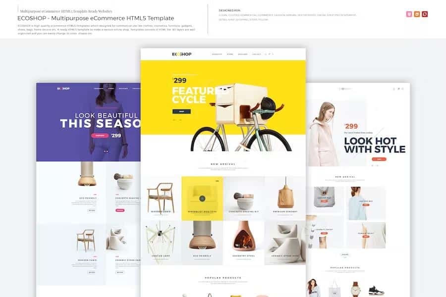 ECOSHOP - Multipurpose eCommerce HTML5 Template