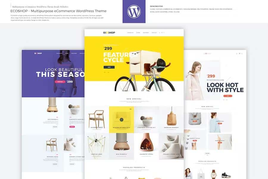 ECOSHOP - Multipurpose eCommerce WordPress Theme