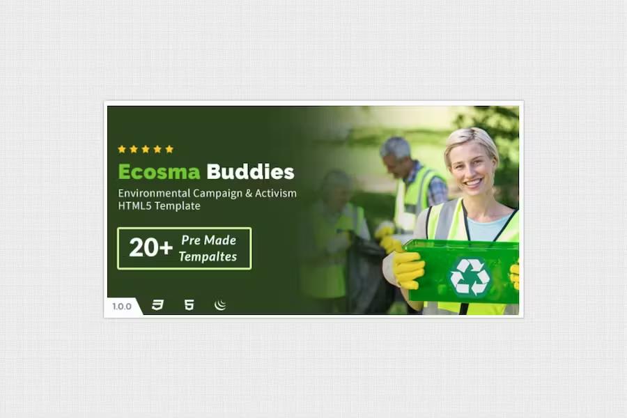 Ecosma Buddies - Environmental Campaign Template