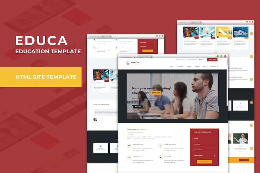 Educa - Education & Courses HTML Template