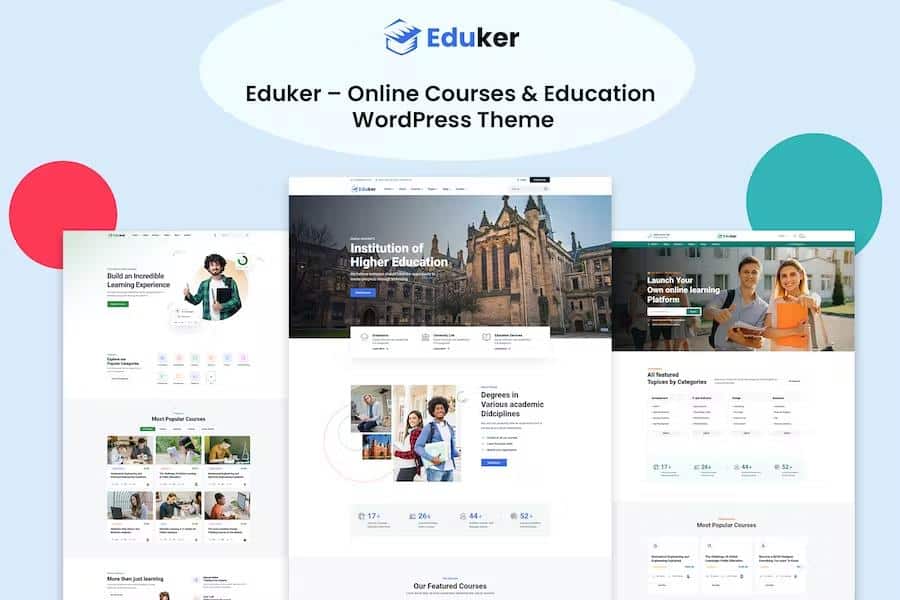Eduker - Education WordPress Theme
