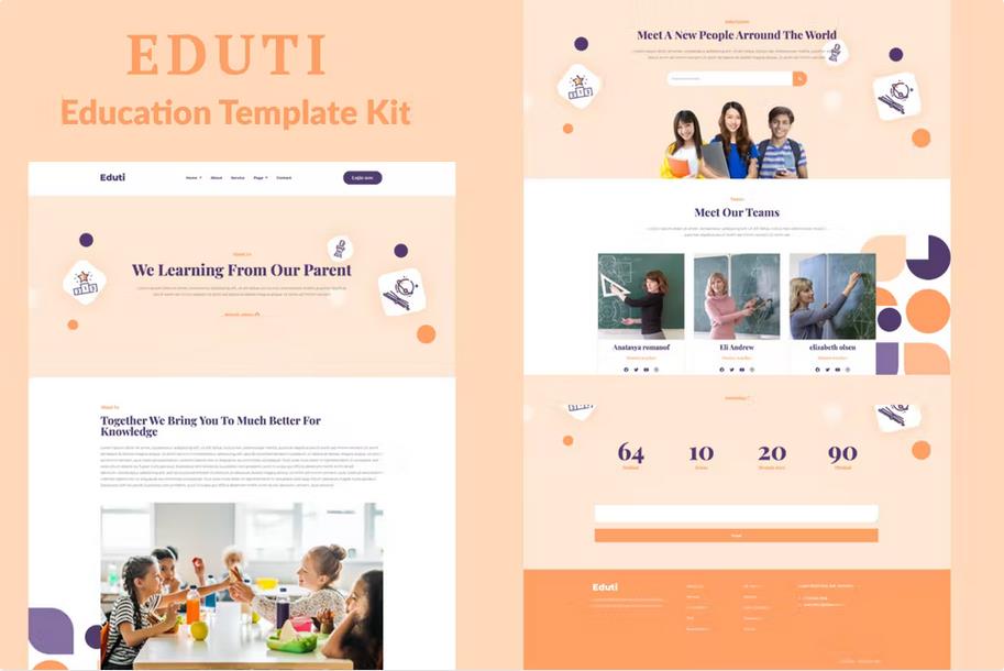 Eduti - Education Elementor Template Kit listing image