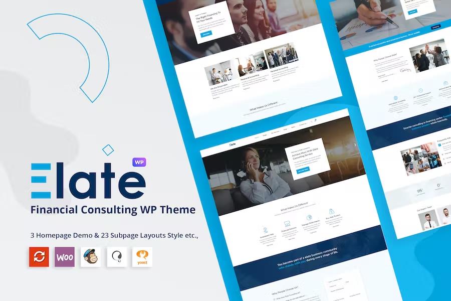 Elate - Financial Consulting WordPress Theme