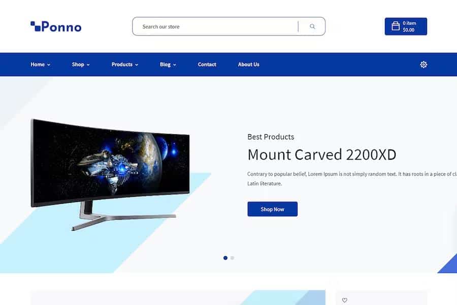 Electronic Stores Shopify Theme - Ponno