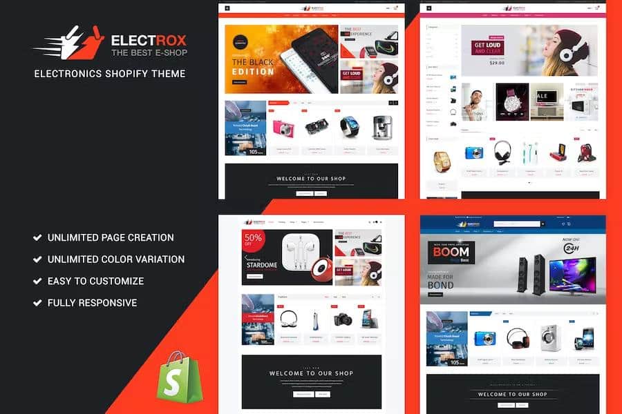 Electrox - Shopify Electronics and Responsive Digital Theme