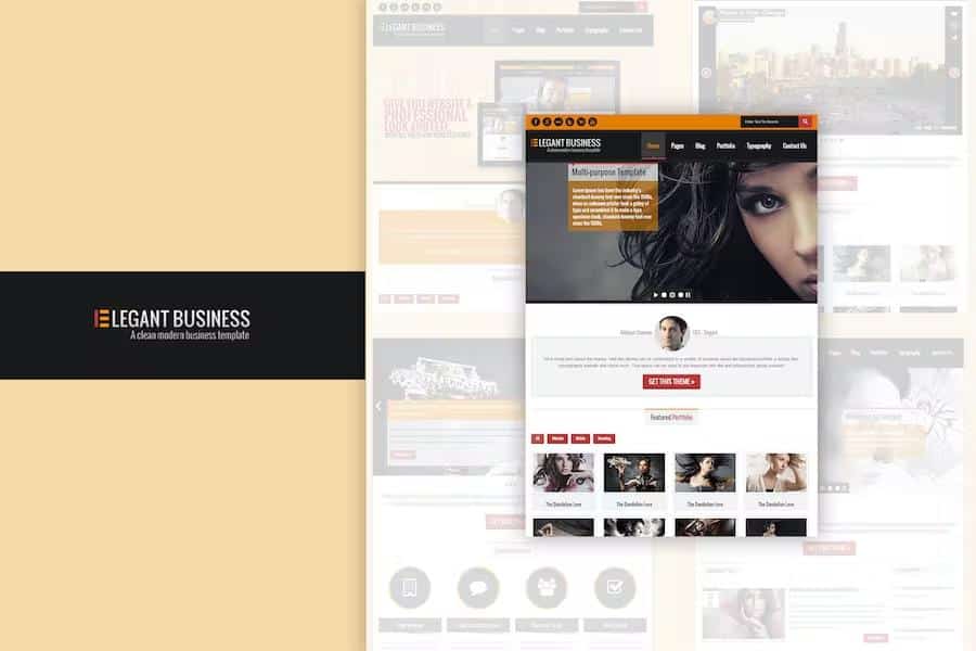 Elegant Business - Responsive HTML Template