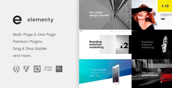 Elementy - Multipurpose One & Multi Page WordPress Theme