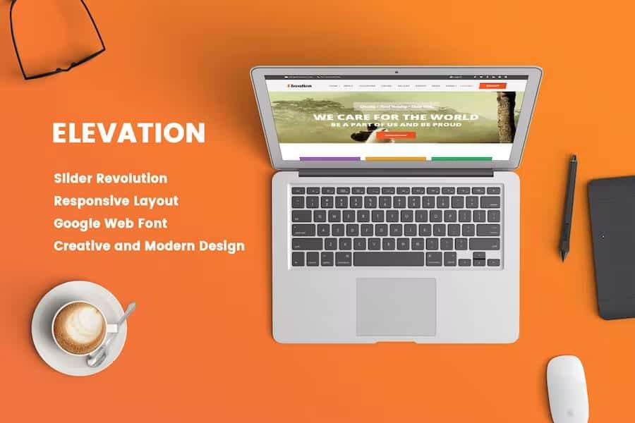 ELEVATION - Charity Nonprofit Fundraising Template