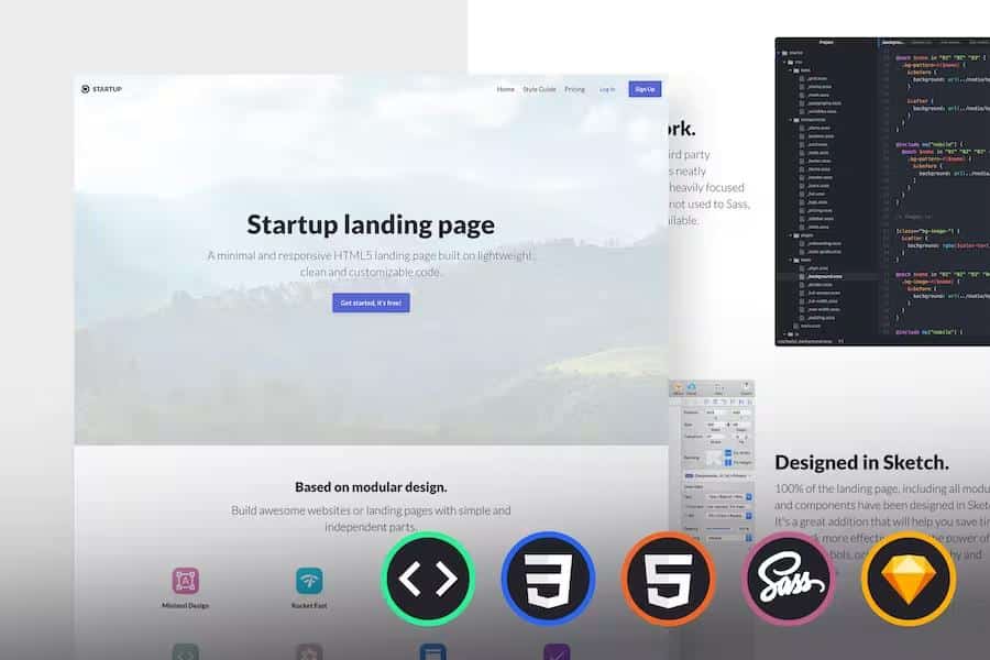 Emanate - Startup Landing Page
