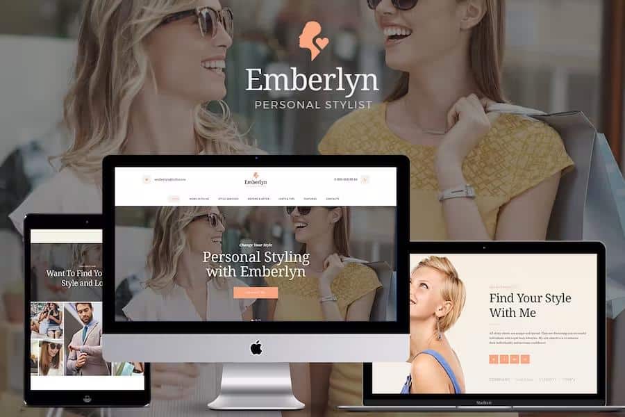 Emberlyn - Personal Stylist & Fashion Clothing WordPress Theme