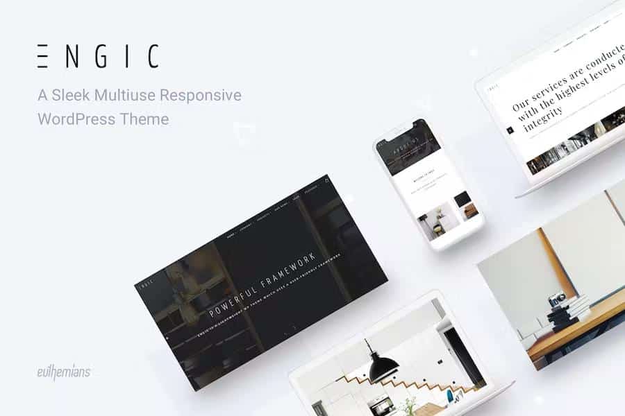Engic - A Sleek Multiuse Responsive WordPress Theme