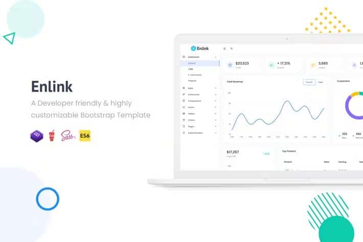 Enlink - Bootstrap Admin Template