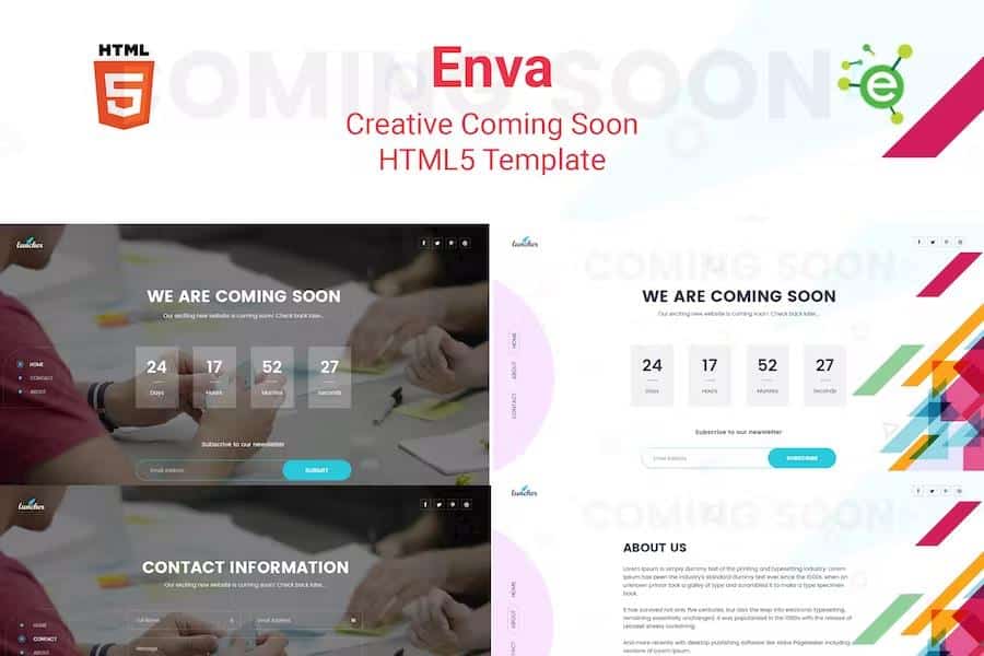 Envas - Multipurpose HTML5 Template